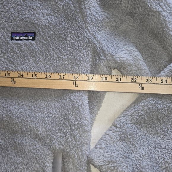 Patagonia Women's Los Gatos Fleece Jacket In Salt Grey Size L - Picture 10 of 12